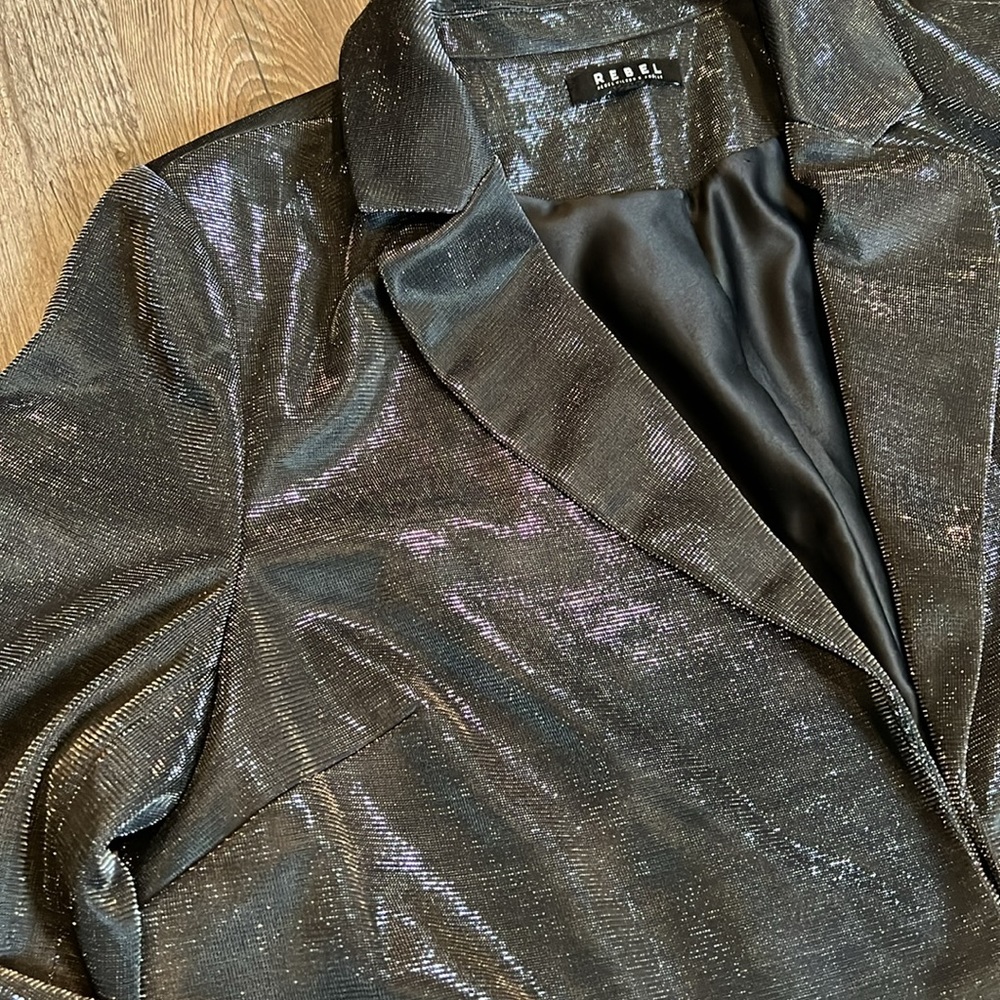 ✔REBEL by Rebel Wilson X Angels blazer Blake Shimmery Size 18W - Picture 7 of 11